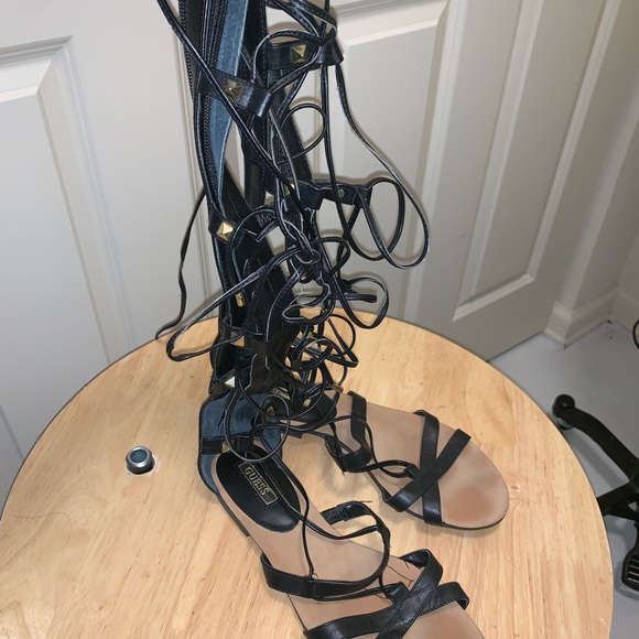 Knee-high Boots Multi-strap Gladiator - Picture 3 of 3